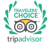 Tripadvisor logo with customer ratings